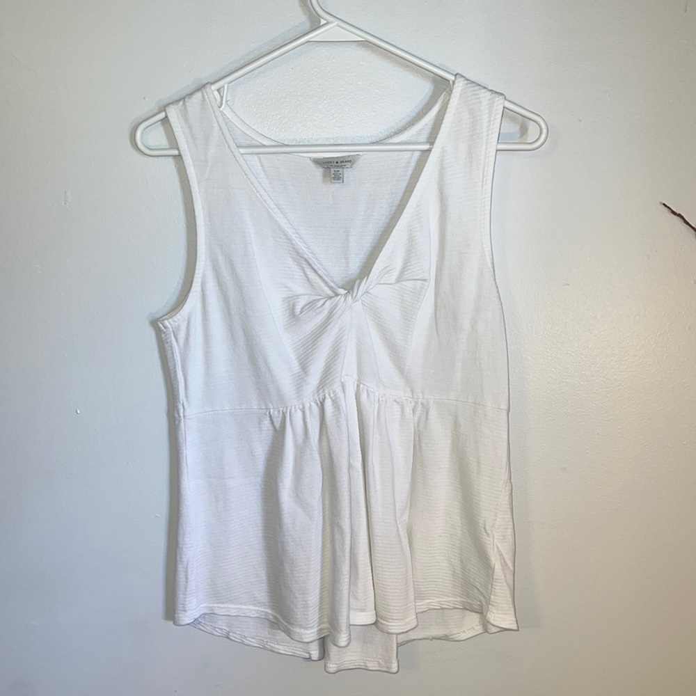 lucky brand white tank top